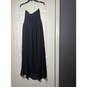 Active usa strapless Maxi dress black medium NWT